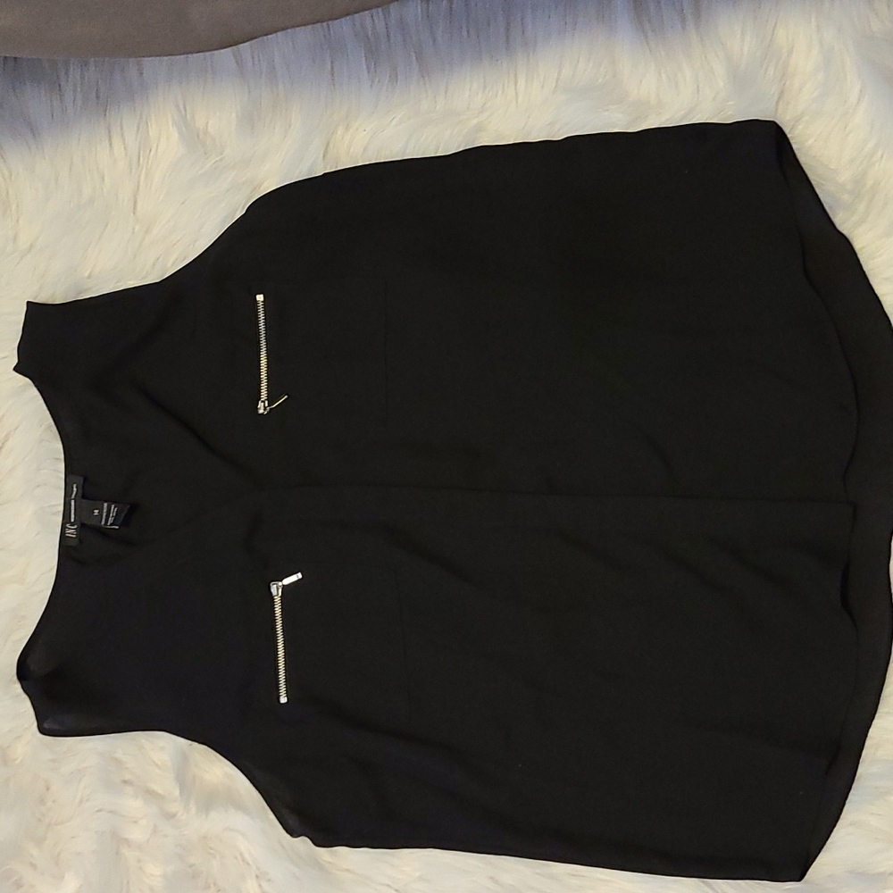 INC womans black top